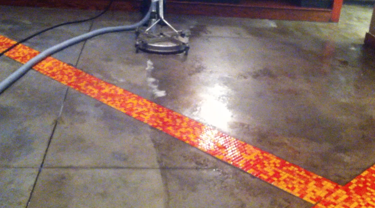 Power floor Scrubbing Chicago