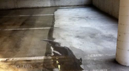 parking garage pressure washing chicago