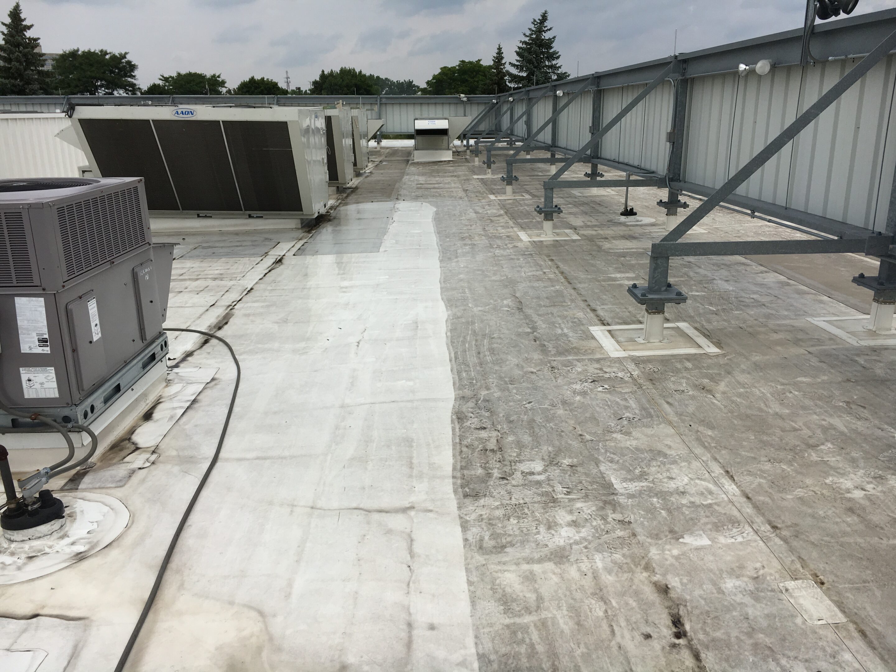 Commercial PVC Roof Cleaning Chicago