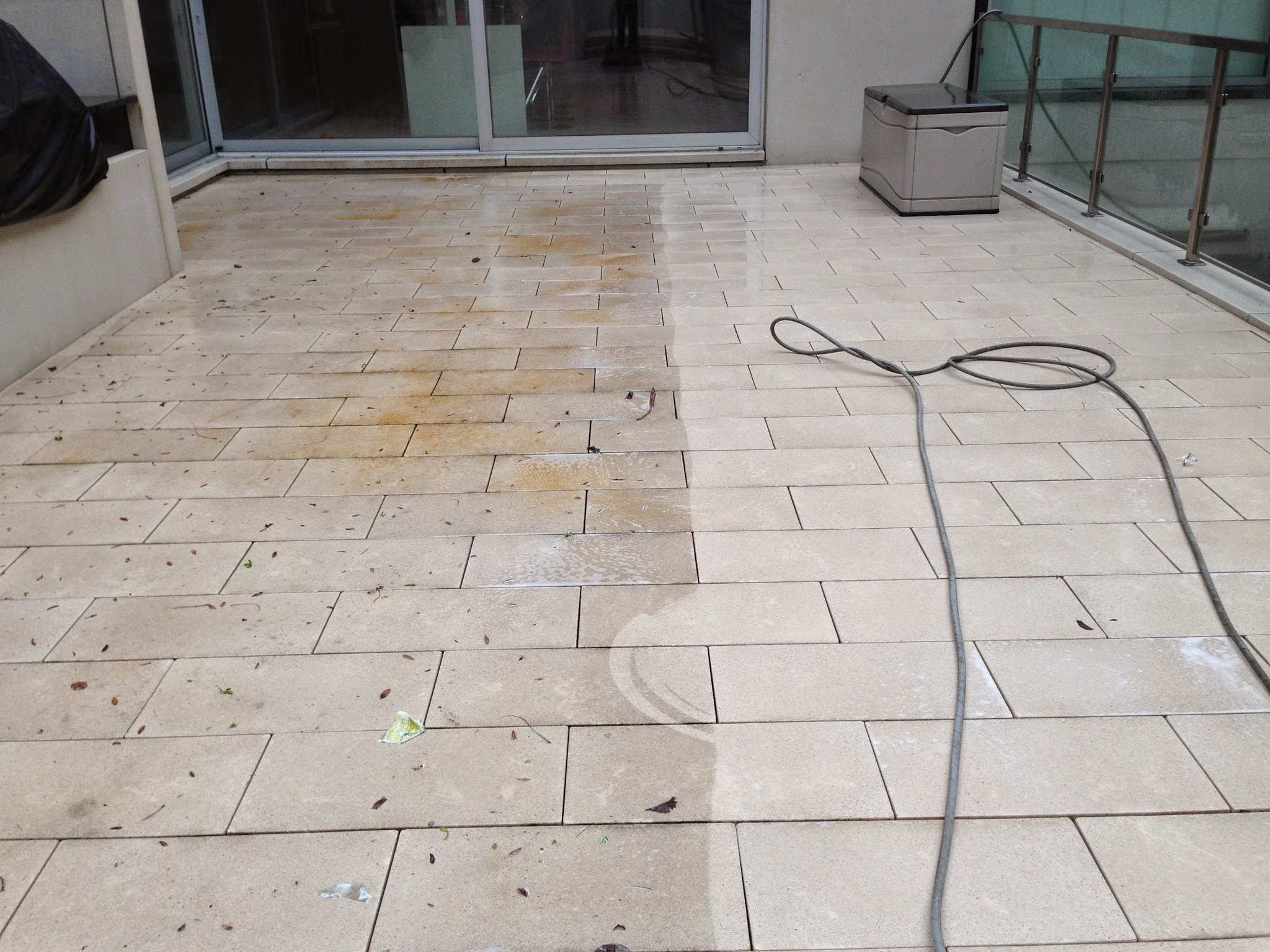 Limestone Patio Cleaning Chicago