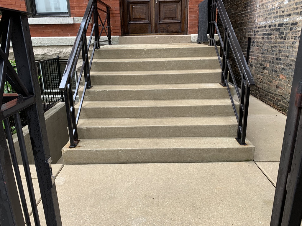 Limestone Stair Cleaning After Chicago