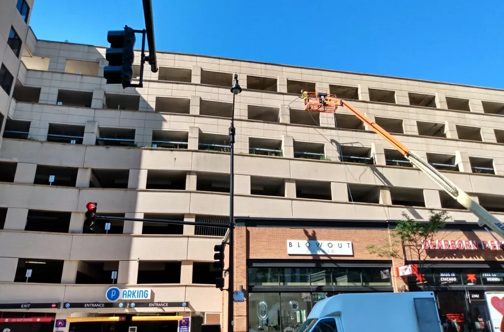 Building Pressure Washing in Lincoln Park Chicago
