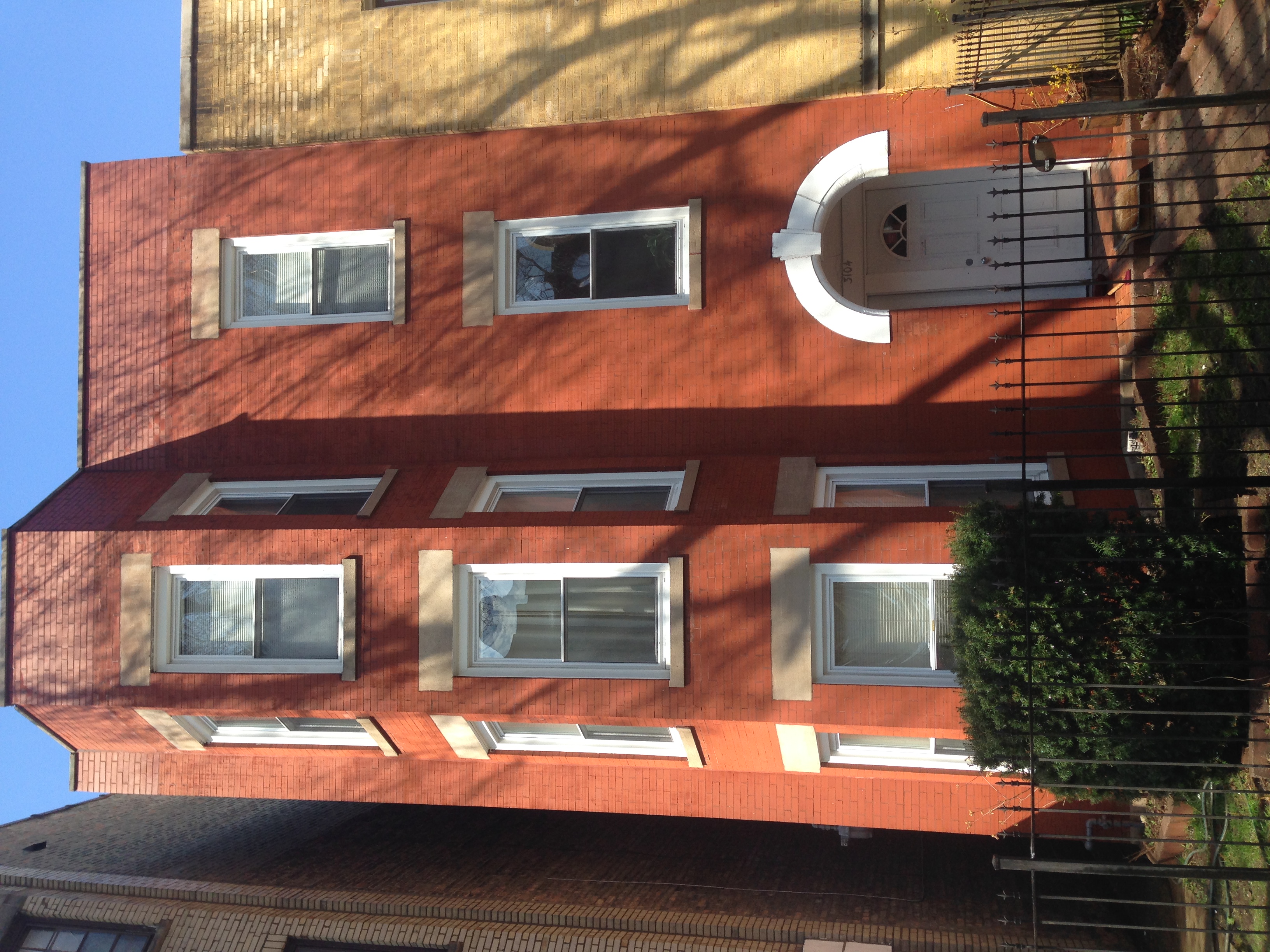 Old Brick Building Cleaned in Chicago