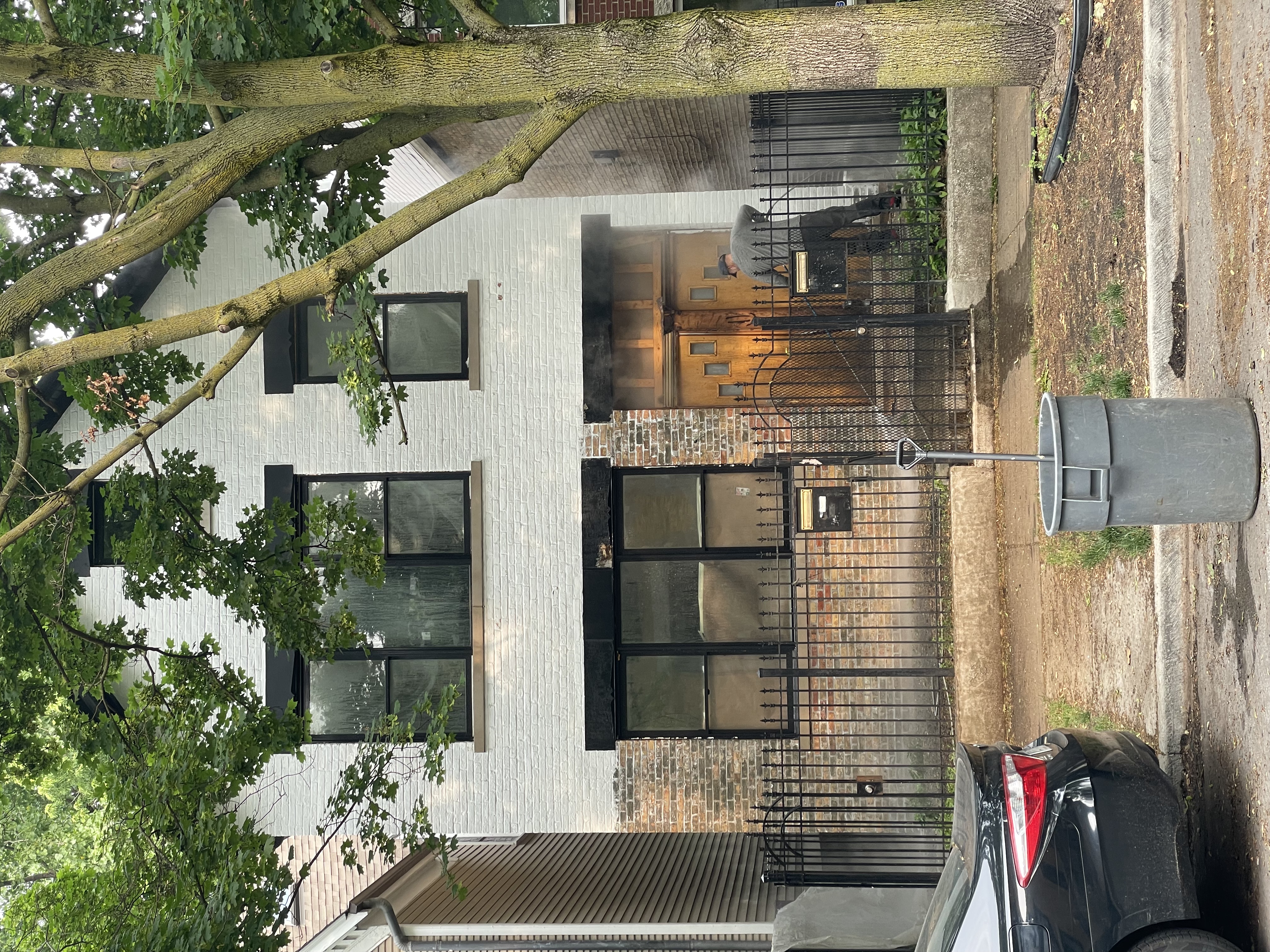 Paint Stripping From Historical Home Brick Wicker Park