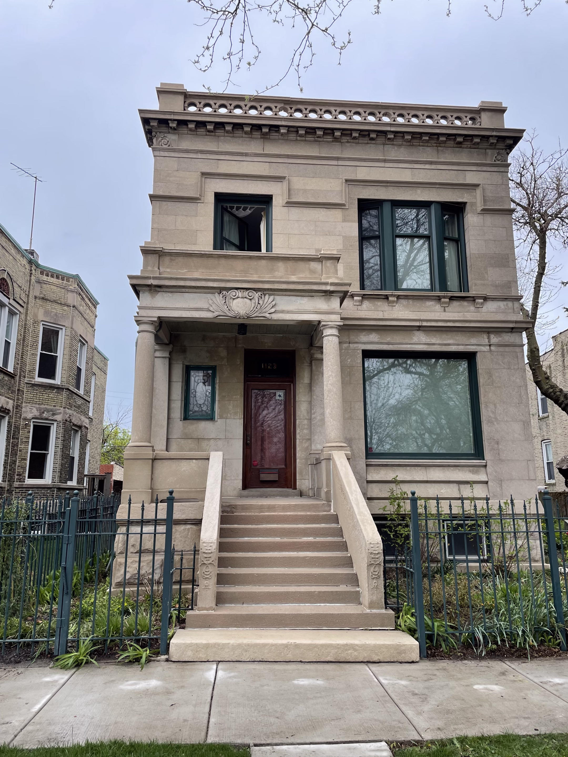 Wicker Park Limestone Building Cleaning